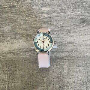 New! Think Medical Unisex Pale Pink Silicone Nurse Quadrant Watch 24 Hour